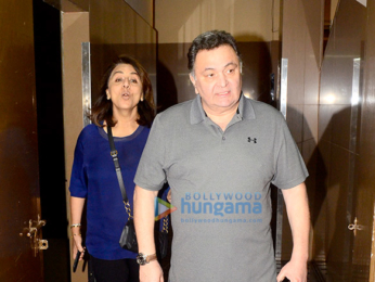 Rishi Kapoor and Neetu Singh snapped at PVR Juhu