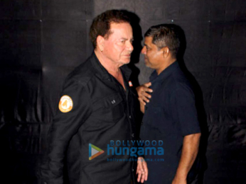Salman Khan and Salim Khan snapped at Tiger Zinda Hai screening
