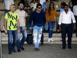 Salman Khan snapped returning from the Dabbang Tour