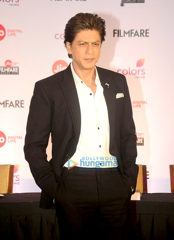 shah rukh khan attends the press conference of 63rd filmfare awards 2
