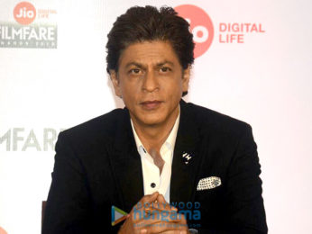 Shah Rukh Khan attends the press conference of 63rd Filmfare Awards