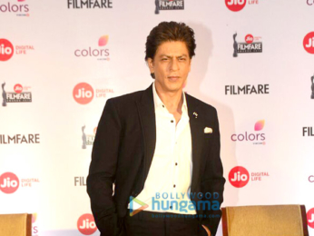 Shah Rukh Khan attends the press conference of 63rd Filmfare Awards
