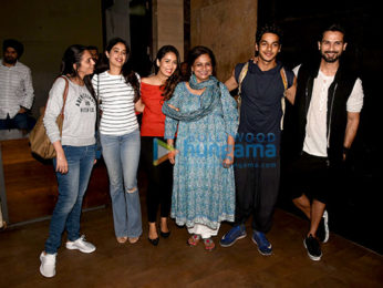 Shahid Kapoor, Mira Rajput, Janhvi Kapoor and others at Ishaan Khatter's Beyond The Clouds screening