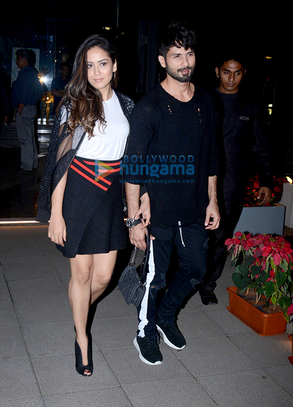 shahid kapoor and mira rajput spotted at a clinic in bkc 2