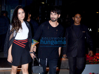 Shahid Kapoor and Mira Rajput spotted at a clinic in BKC