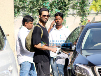 Shahid Kapoor snapped at the gym