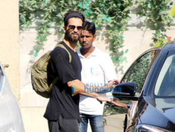 Shahid Kapoor snapped at the gym