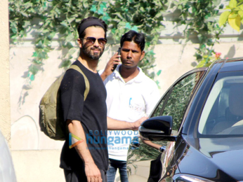 Shahid Kapoor snapped at the gym