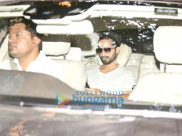 Shahid Kapoor snapped post dubbing session at Sunny Super Sound in Juhu