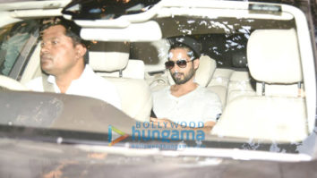 Shahid Kapoor snapped post dubbing session at Sunny Super Sound in Juhu