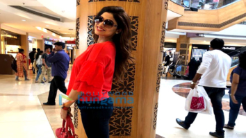 Shamita Shetty snapped at a mall in Mumbai