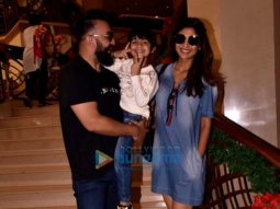 Shilpa Shetty and Raj Kundra snapped at JW Marriot