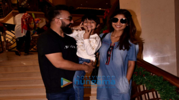 Shilpa Shetty and Raj Kundra snapped at JW Marriot