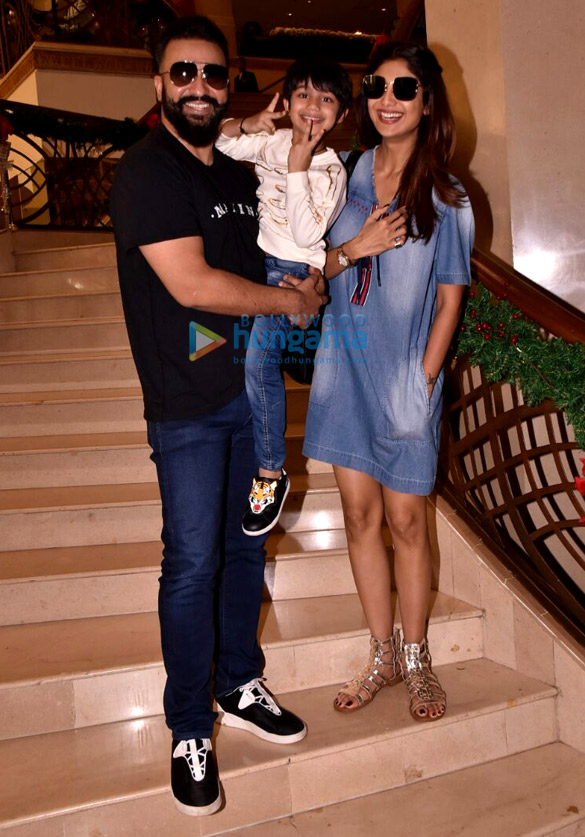 shilpa shetty and raj kundra snapped at jw marriot 3