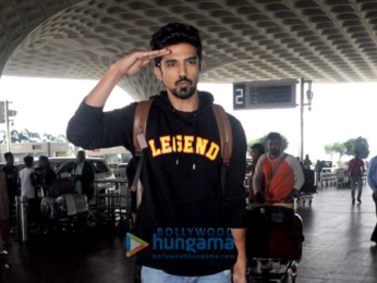 Sonam Kapoor and Rana Daggubati snapped at the airport