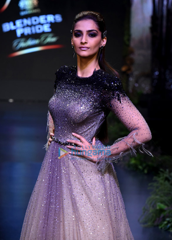 Sonam Kapoor walks the ramp for Tarun Tahiliani at Blenders Pride Fashion Tour Sonam Kapoor walks the ramp for Tarun Tahiliani at Blenders Pride Fashion Tour