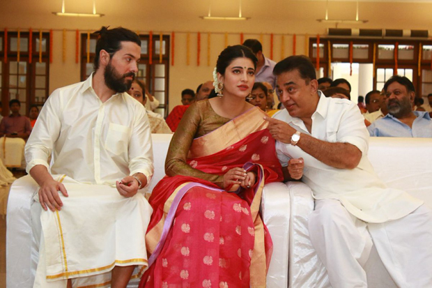 Spotted Shruti Haasan attends a friend’s wedding with father-superstar Kamal H