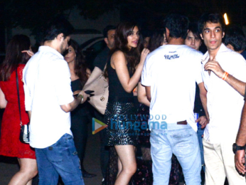 Sushant Singh Rajput, and Kriti Sanon snapped at Nupur Sanon's birthday bash