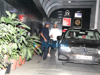 Varun Dhawan and Rohit Dhawan snapped at gym