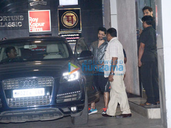Varun Dhawan spotted at the gym in Bandra