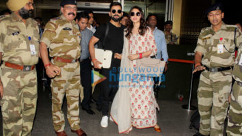 Virat Kohli and Anushka Sharma snapped at the airport