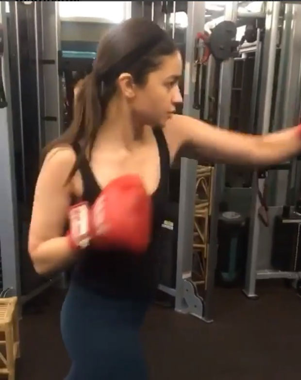 WATCH Alia Bhatt goes into beast mode with boxing sessions!