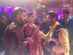 WATCH: Anushka Sharma and Virat Kohli groove together on Gurdaas Maan’s music at their Delhi reception