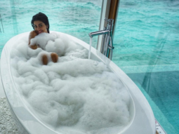 WOW! Shenaz Treasury treats fans with her bathtub picture from her Maldives holiday album