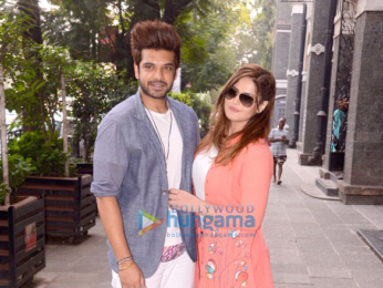 Zareen Khan and Karan Kundra snapped at the promotions of '1921'