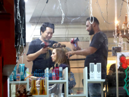 Iulia Vantur snapped at Juice Salon