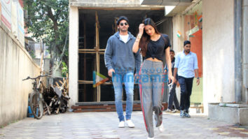 Aahan Shetty and Athiya Shetty snapped at a clinic