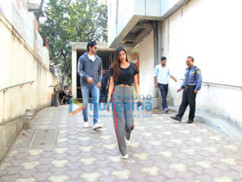 Ahan Shetty and Athiya Shetty spotted at a clinic
