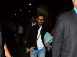 Aamir Khan returns from Singapore