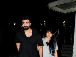 Aarya Babbar snapped with his wife at PVR in Juhu