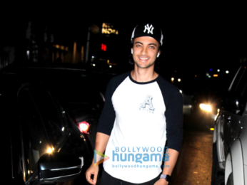 Aayush Sharma spotted at Bandra