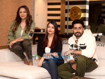 Abhishek Bachchan and Aishwarya Rai Bachchan spotted at Gauri Khan's store