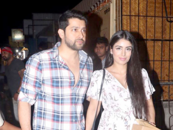 Aftab Shivdasani and his wife snapped at the Farmers' Cafe