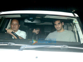 Ahan Shetty snapped with friends at BKC