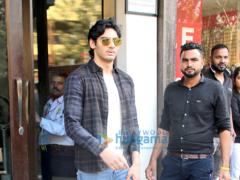 Ahan Shetty spotted at Baistan