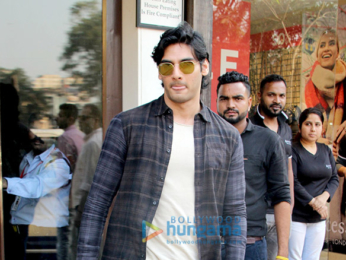 Ahan Shetty spotted at Baistan