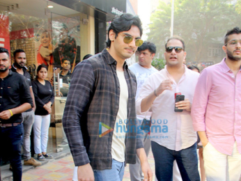 Ahan Shetty spotted at Baistan