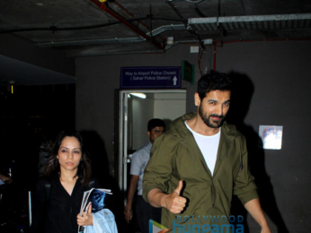 Aishwarya Rai Bachchan and John Abraham snapped at the airport