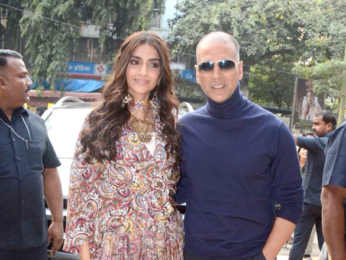 Akshay Kumar and Sonam Kapoor promote Pad Man