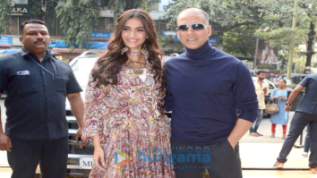 Akshay Kumar and Sonam Kapoor promote Pad Man