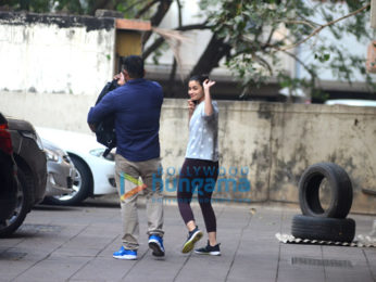 Alia Bhatt and Janhvi Kapoor spotted at gym in Bandra