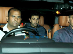 Alia Bhatt and Ranbir Kapoor spotted at Pali Hill while shooting for their film