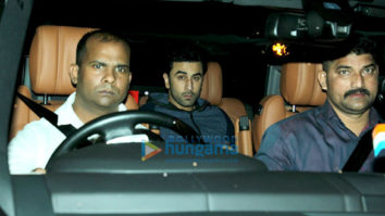 Alia Bhatt and Ranbir Kapoor spotted at Pali Hill while shooting for their film