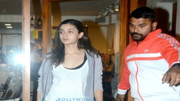 Alia Bhatt snapped at Sequel Cafe in Bandra