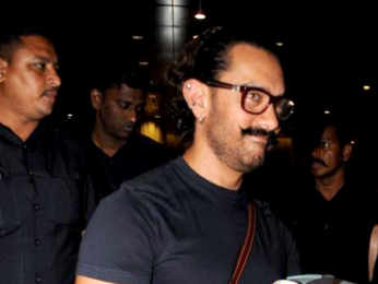 Aamir Khan and family snapped at the airport returning from Goa