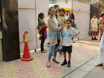 Amrita Arora snapped with kids